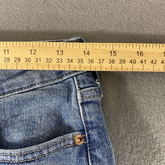 Old Navy Jeans Womens 4 Blue OG Straight Extra High Rise Secret Slim Pockets - Picture 5 of 11